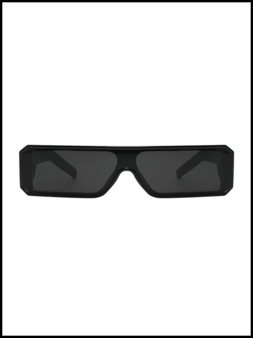 Futuristic Alien Style Small Sunglasses for Women Men UV Protection Glossy Frame